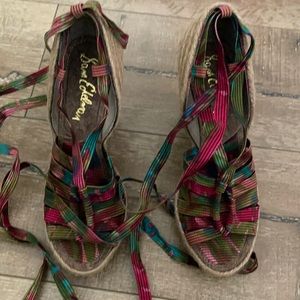Sam Edelman wedges with straps